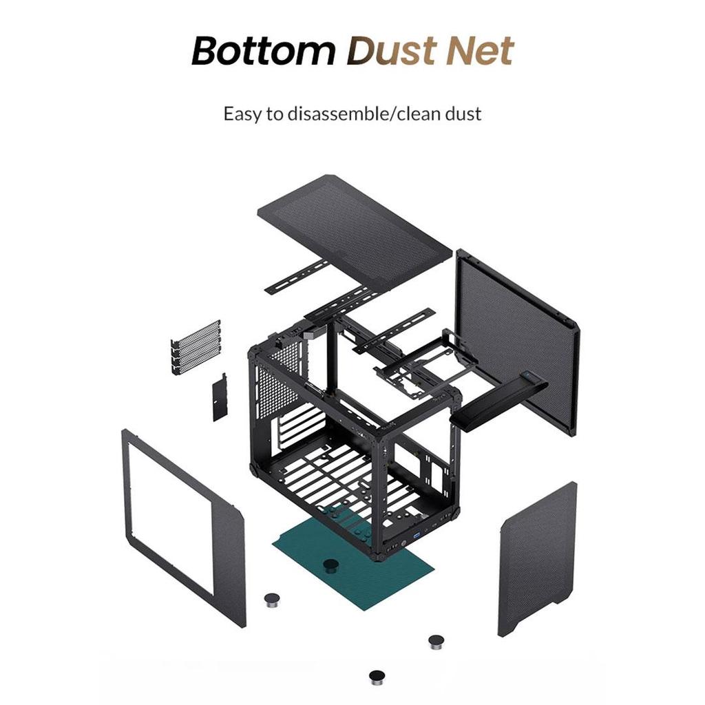 Jonsbo C6 Mesh Case  - Tempered Glass Casing - Image 8