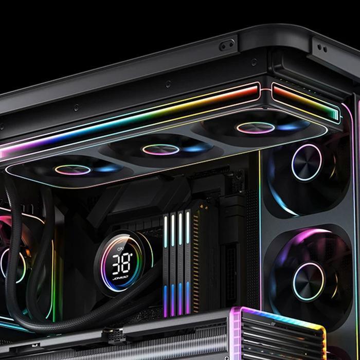 Jonsbo ZA-240 PWM ARGB Cooler Case 240mm - Fan Casing & Radiator 24cm - Image 2