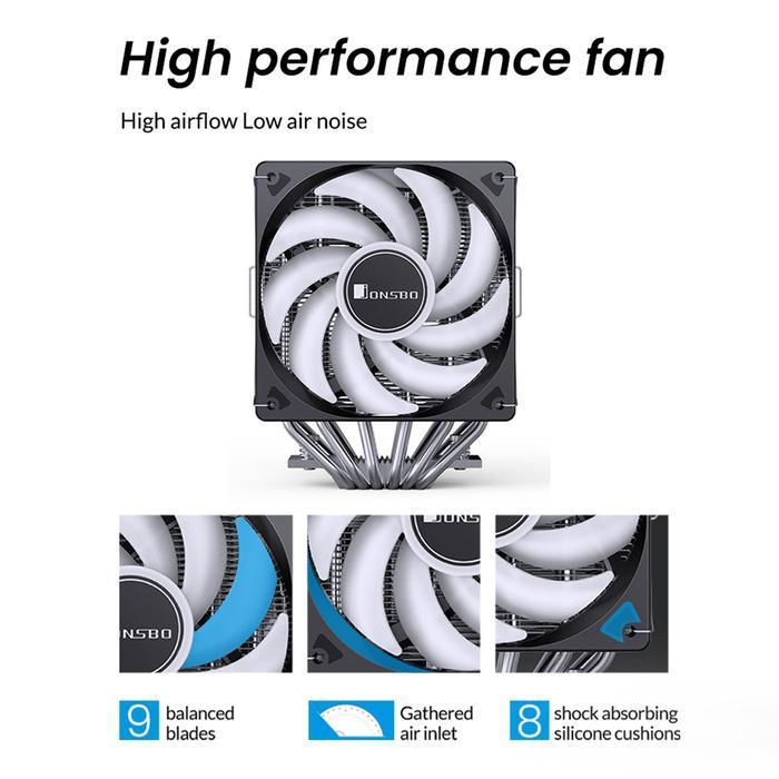 Jonsbo CR-3000E Standard Dual Tower - CPU Air Cooler Fan Intel & AMD - Image 5