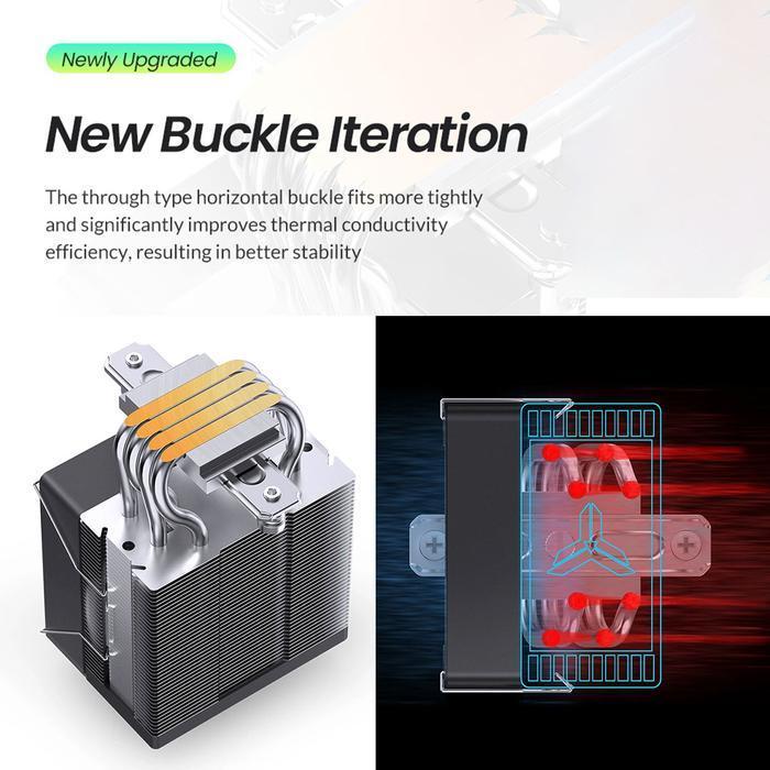 Jonsbo CR-1400 Evo ARGB - CPU Air Cooler Fan Intel & AMD - Image 3