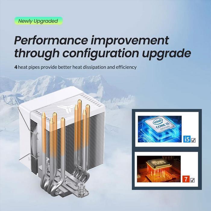 Jonsbo CR-1400 Evo ARGB - CPU Air Cooler Fan Intel & AMD - Image 4