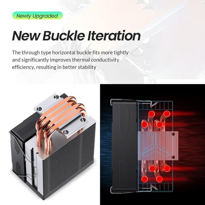 Jonsbo CR-1300 Evo FRGB Tower HSF - CPU Air Cooler Fan Intel & AMD - Image 2