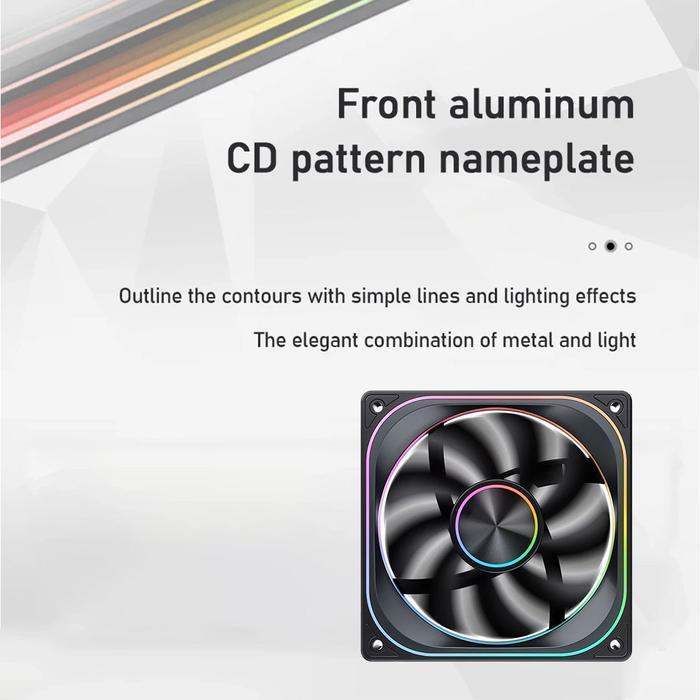 Jonsbo ZA-120 PWM ARGB Cooler Case 120mm - Fan Casing & Radiator 12cm - Image 6