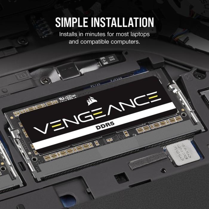 Memory Corsair Vengeance Sodimm DDR5 PC38400 4800Mhz 16GB Ram - Image 4