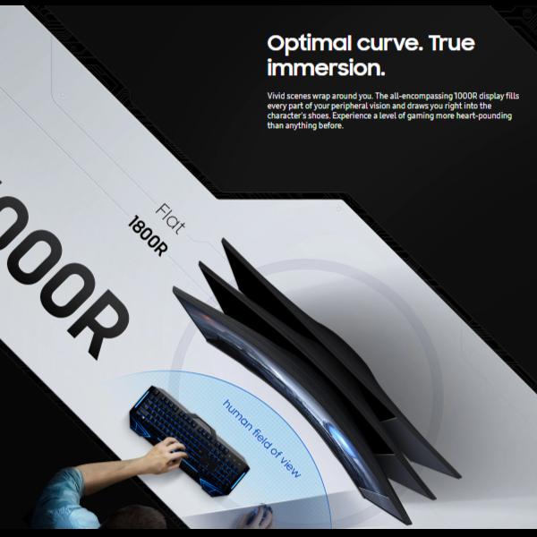 Monitor Samsung LED Odyssey G5 C34G55 - Curved WQHD 34" Inch - Image 2