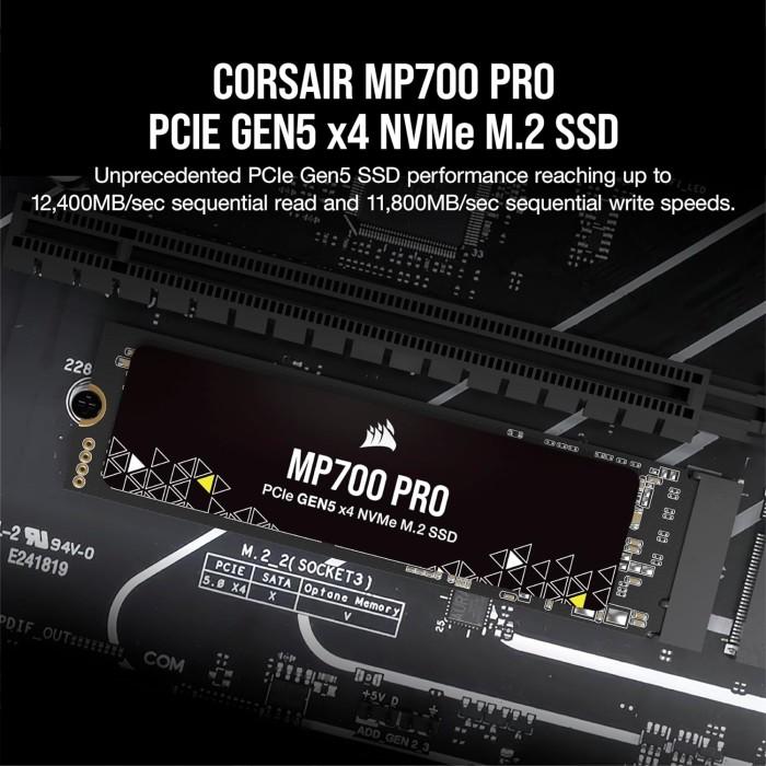 Corsair SSD MP700 PRO M.2 Pcie Gen5 Nvme 2TB - 2 TB - Image 2