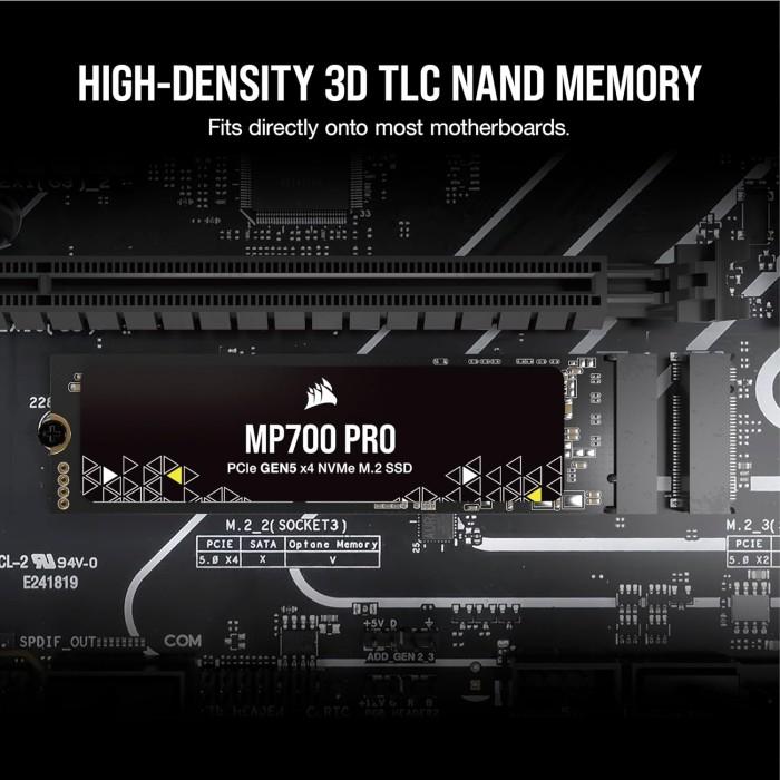 Corsair SSD MP700 PRO M.2 Pcie Gen5 Nvme 2TB - 2 TB - Image 5