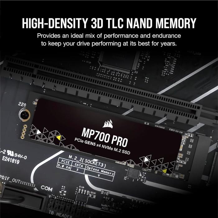 Corsair SSD MP700 PRO M.2 Pcie Gen5 Nvme 2TB - 2 TB - Image 6