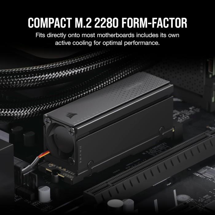 Corsair SSD MP700 PRO M.2 Pcie Gen5 Nvme 2280 1TB - M2 1 TB with Air Cooler - Image 3