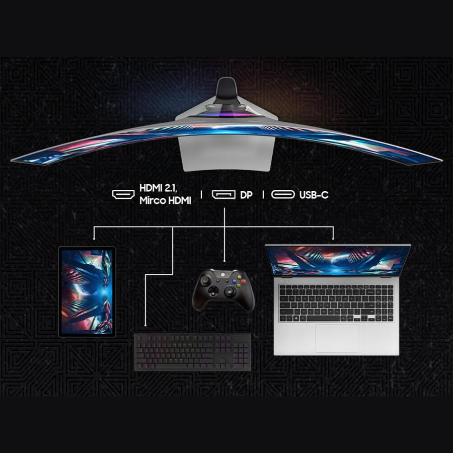 Monitor Samsung LED OLED Odyssey G9 S49DG930 - Curved DQHD 49" Inch - Image 6