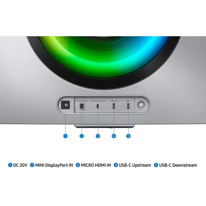 Monitor Samsung LED OLED Odyssey G8 S34DG850 - Curved WQHD 34" Inch - Image 8