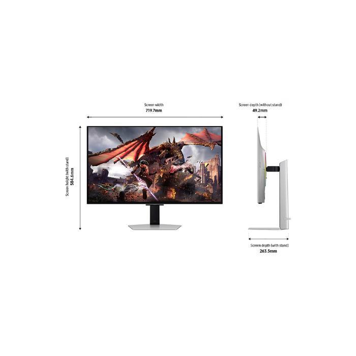 Monitor Samsung LED OLED Odyssey G8 S32DG802 - 4K UHD 32" Inch - Image 6