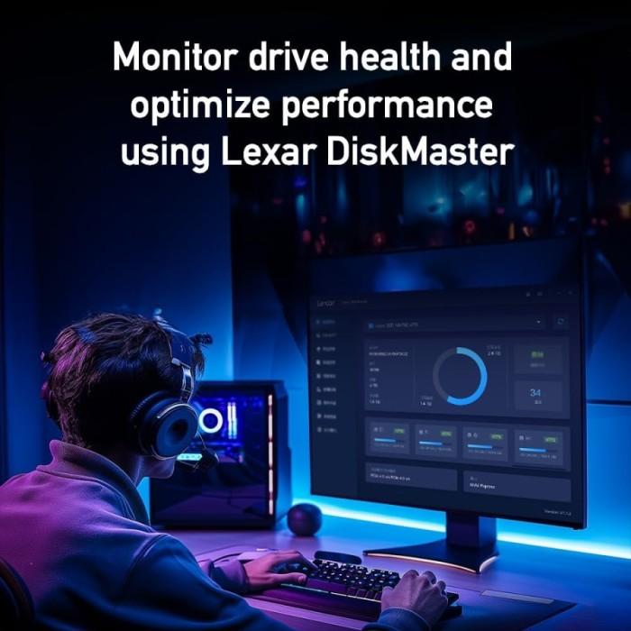 Lexar SSD NM1090 Heatsink Pcie Gen5 NVMe M.2 2TB - LNM1090 M2 2 TB - Image 6
