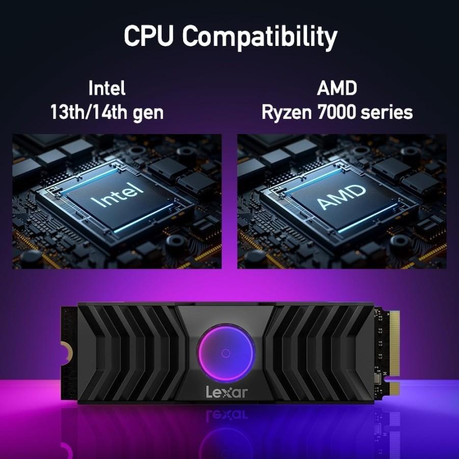 Lexar SSD NM1090 Heatsink Pcie Gen5 NVMe M.2 1TB - LNM1090 M2 1 TB - Image 5