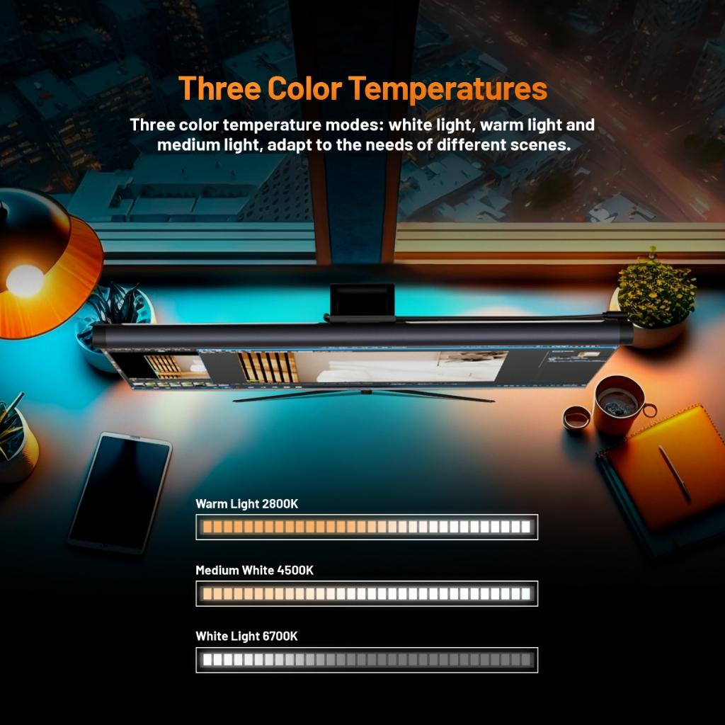 Tecgear Beam RGB Monitor LED Screen Light Bar - Lampu Monitor - Image 3