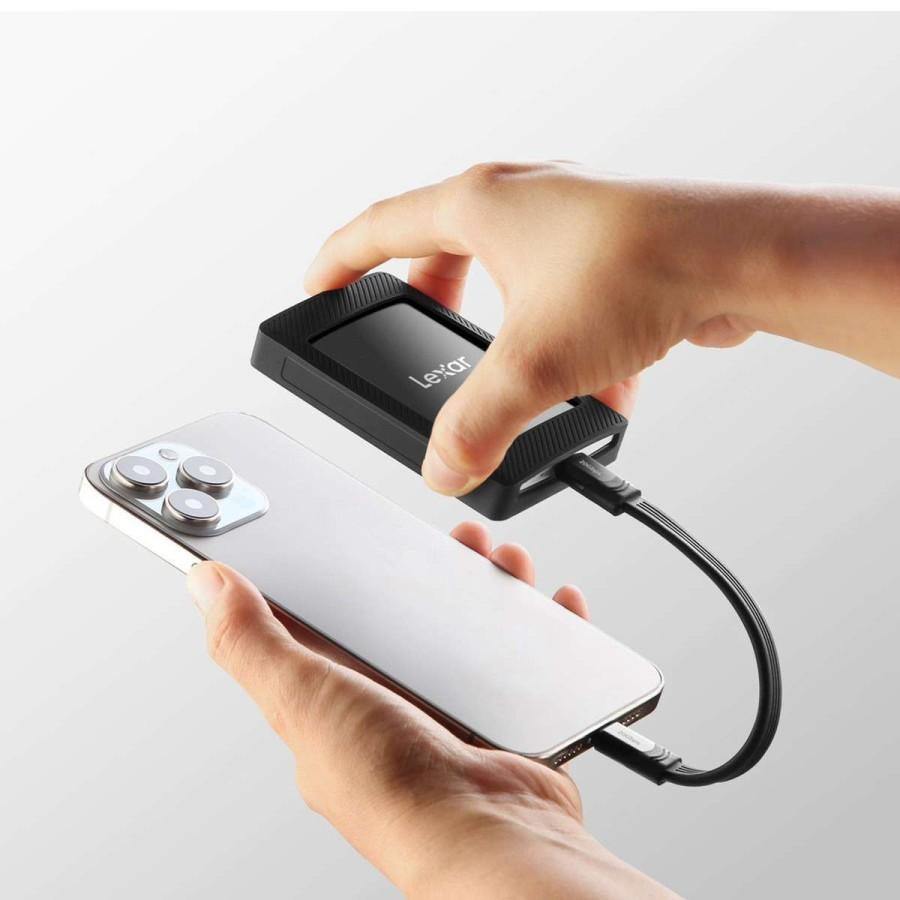 Lexar SL500 Magnetic SSD External Portable 2TB - USB-C 3.2 - Image 5