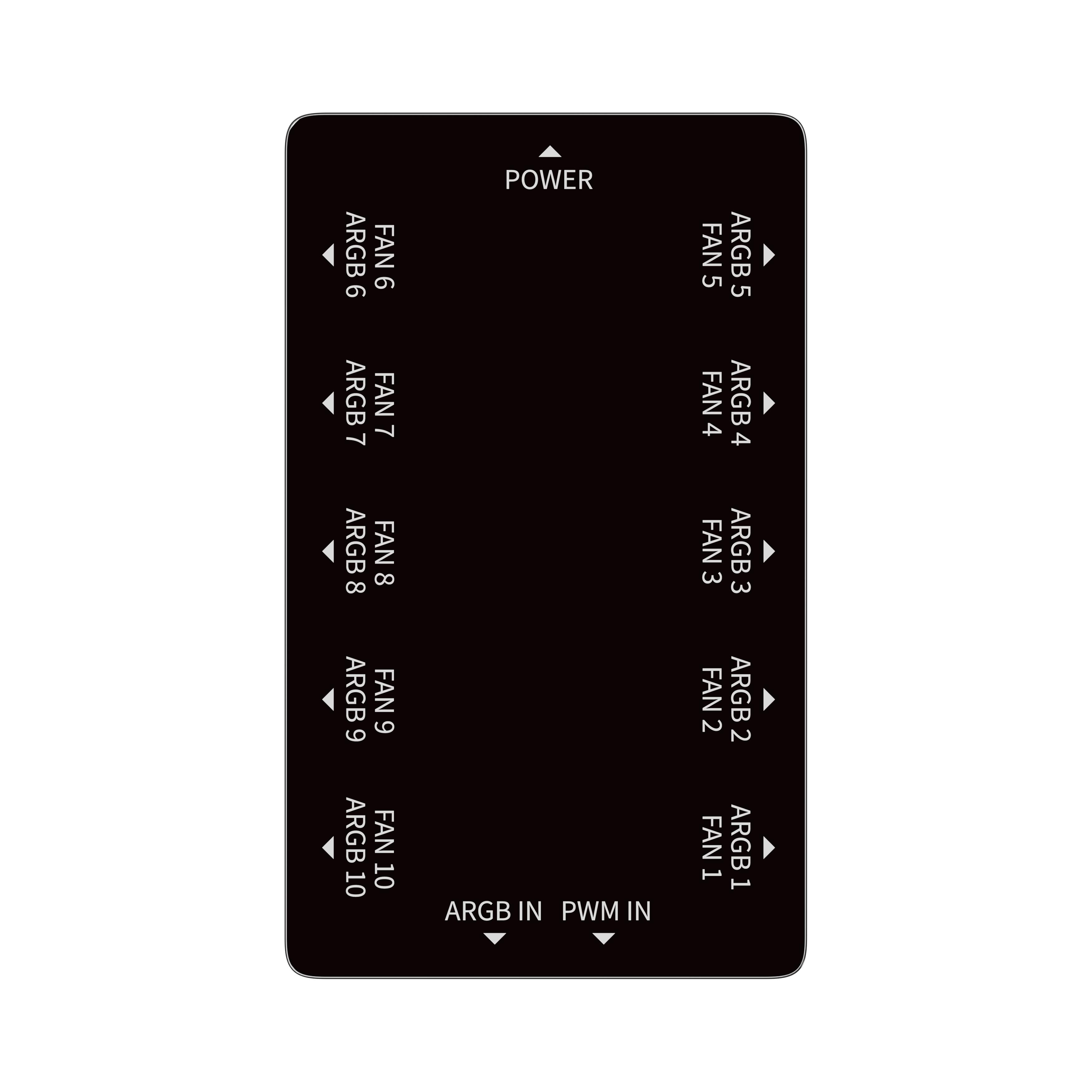 Ocypus Delta EH10 PRO PWM ARGB Fan Hub Controller with Remote - Image 3