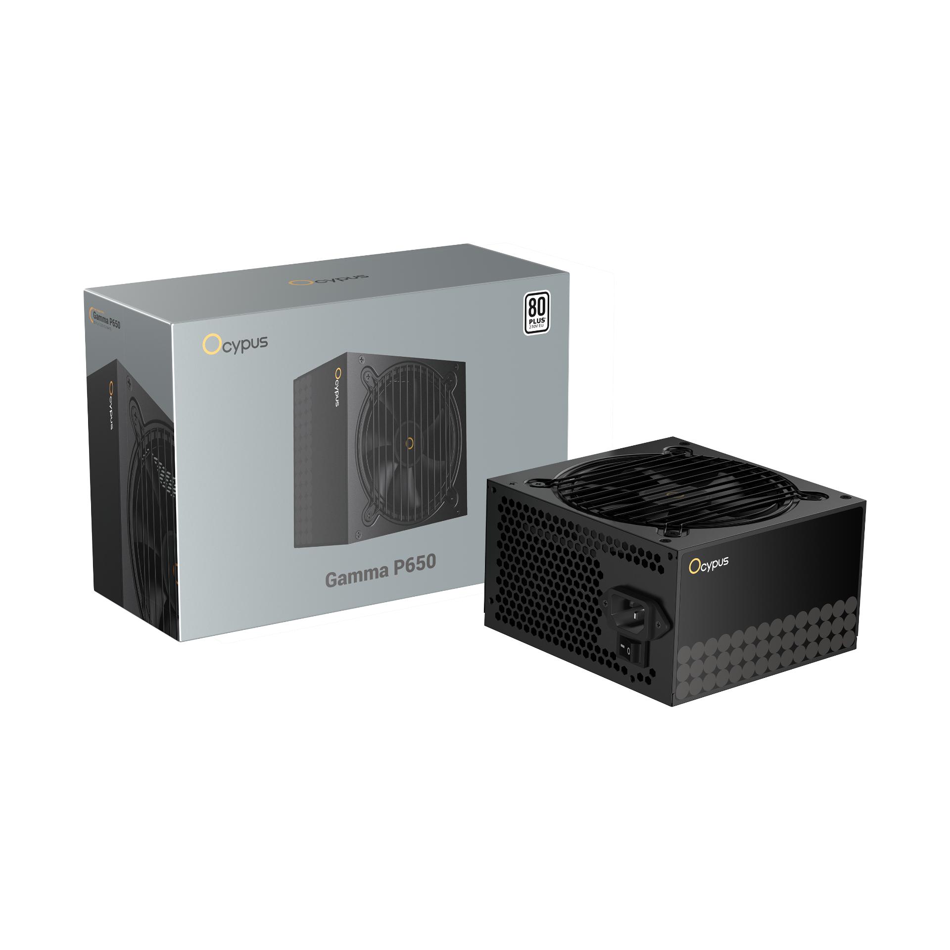 Ocypus Gamma P650 650W PSU -  Power Supply 650 Watt 80+ White - Image 2