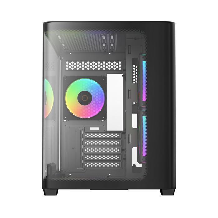 Ocypus Iota C50 Curve ARGB Case - Tempered Glass Casing with Digital Display - Image 2