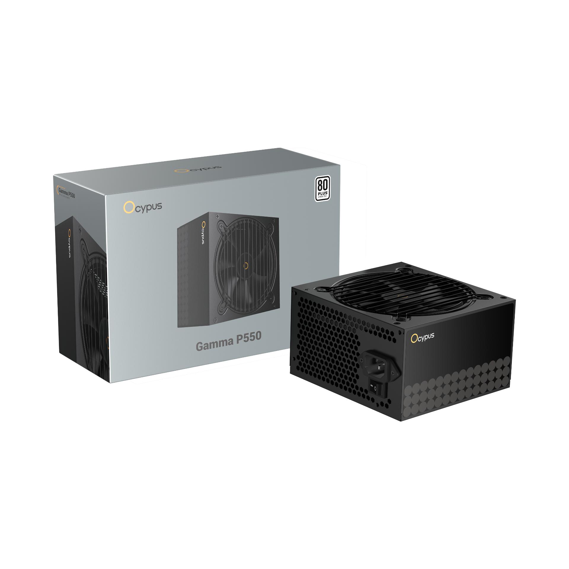Ocypus Gamma P550 550W PSU -  Power Supply 550 Watt 80+ White - Image 2