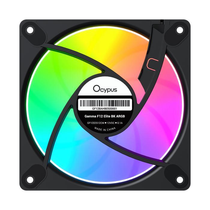 Ocypus Gamma F12 Elite ARGB Reverse Blade 3 In 1 Cooler Case 120mm - Fan Casing 12cm - Image 3
