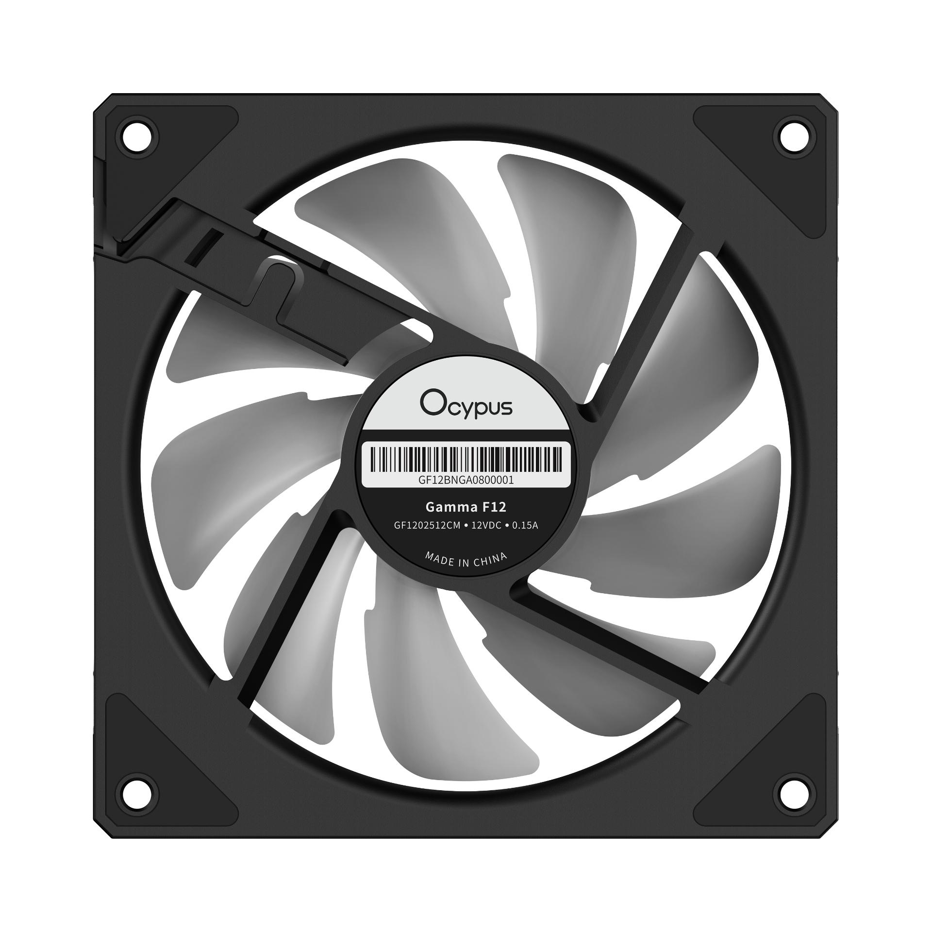 Ocypus Gamma F12 ARGB Reverse Blade Cooler Case 120mm - Fan Casing 12cm - Image 4