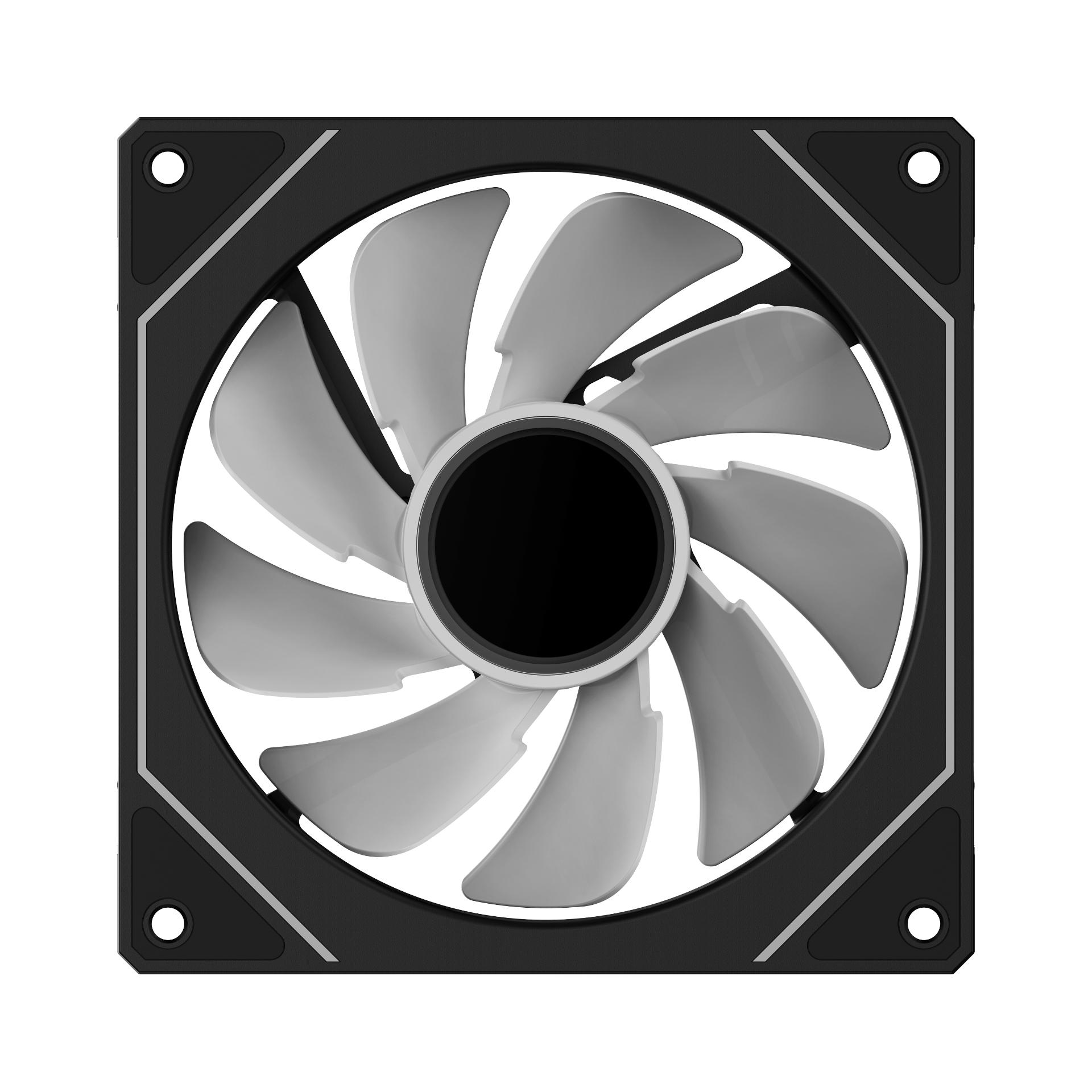 Ocypus Gamma F12 ARGB Reverse Blade Cooler Case 120mm - Fan Casing 12cm - Image 5