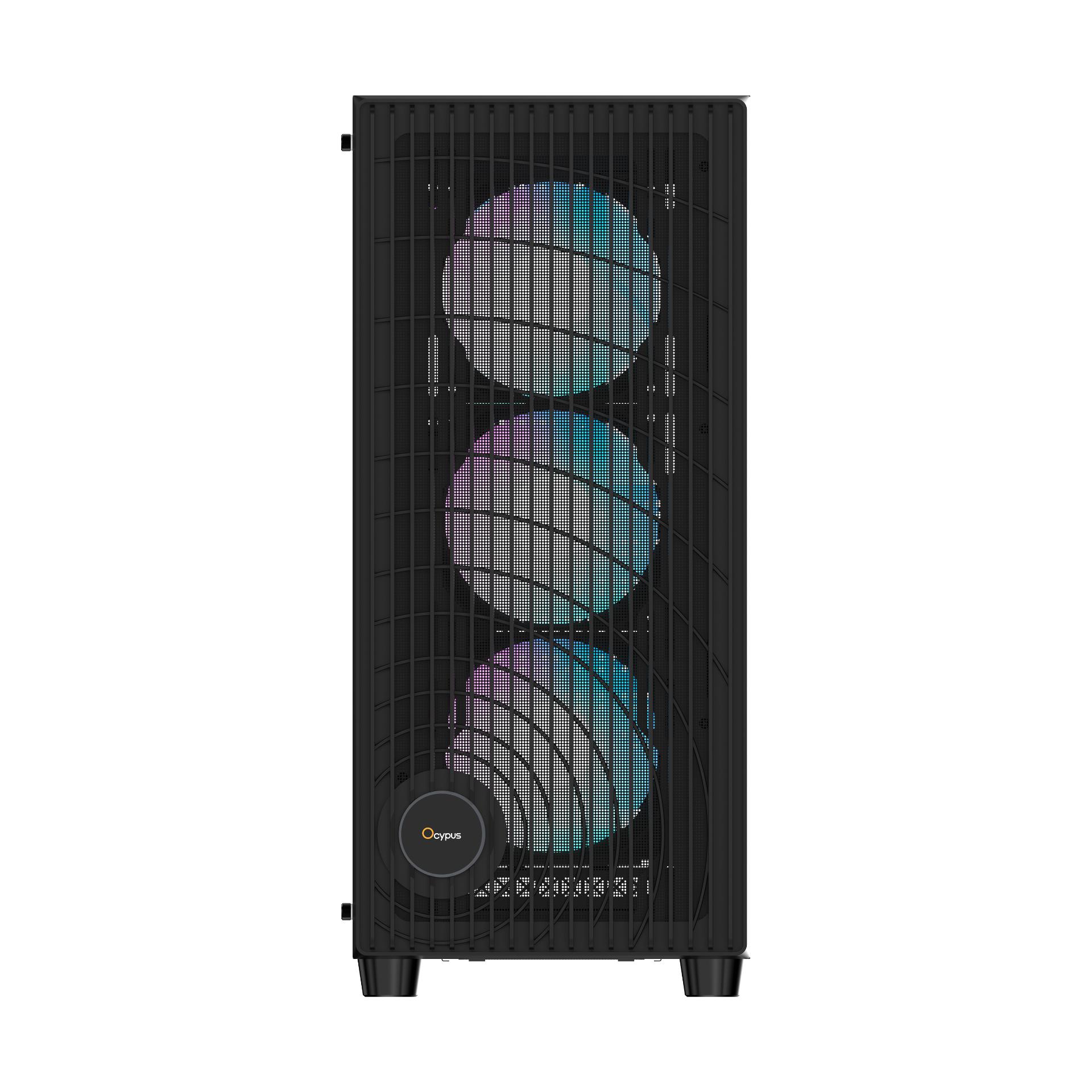 Ocypus Gamma C70 ARGB Mid Tower Case - Tempered Glass Casing - Image 6