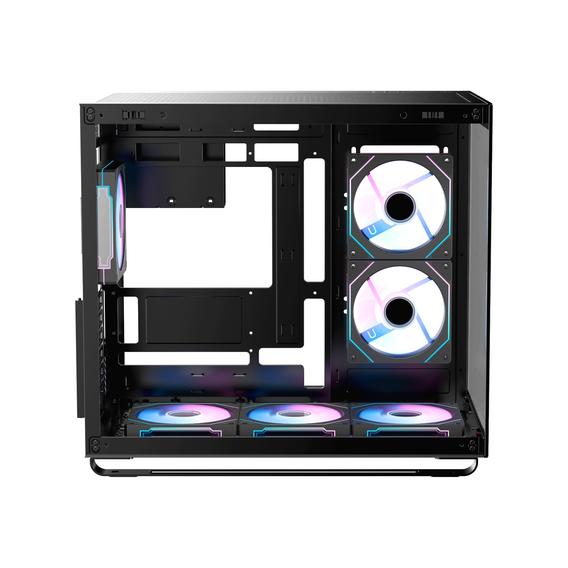 Ocypus Iota C70 Panoramic ARGB Mid Tower Case - Tempered Glass Casing - Image 2