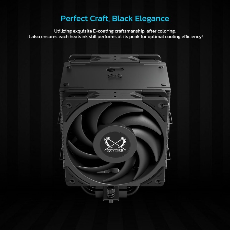 SCYTHE Mugen 6 DBE Dual Fan - Single Tower CPU Cooler Fan - Image 3