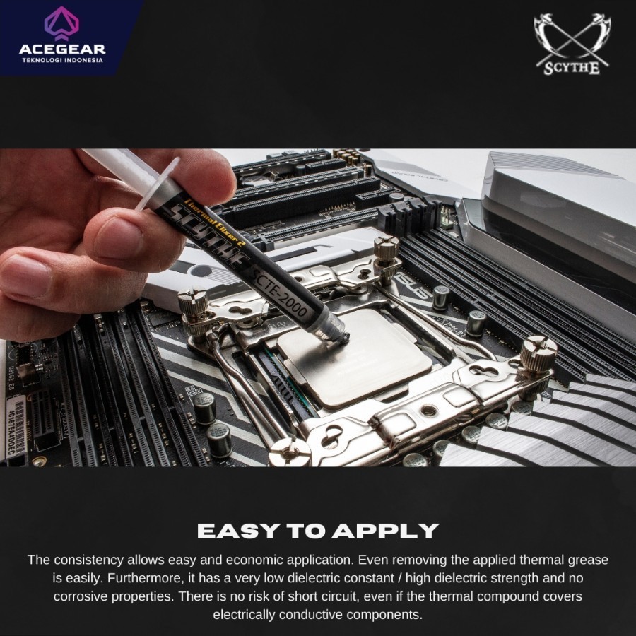 SCYTHE Thermal Paste Elixer 2 - Pasta Suntik Processor 5 Gram - Image 4