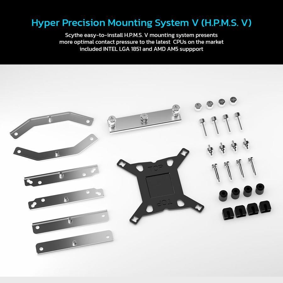 SCYTHE Mugen 6 DWR Dual Fan White ARGB - CPU Air Cooler Single Tower Intel & AMD - Image 7