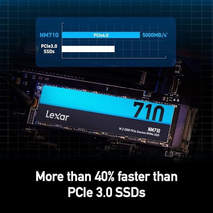 Lexar NM710 M.2 Pcie Nvme Gen4  2280 1TB - SSD M2 1 TB - Image 5