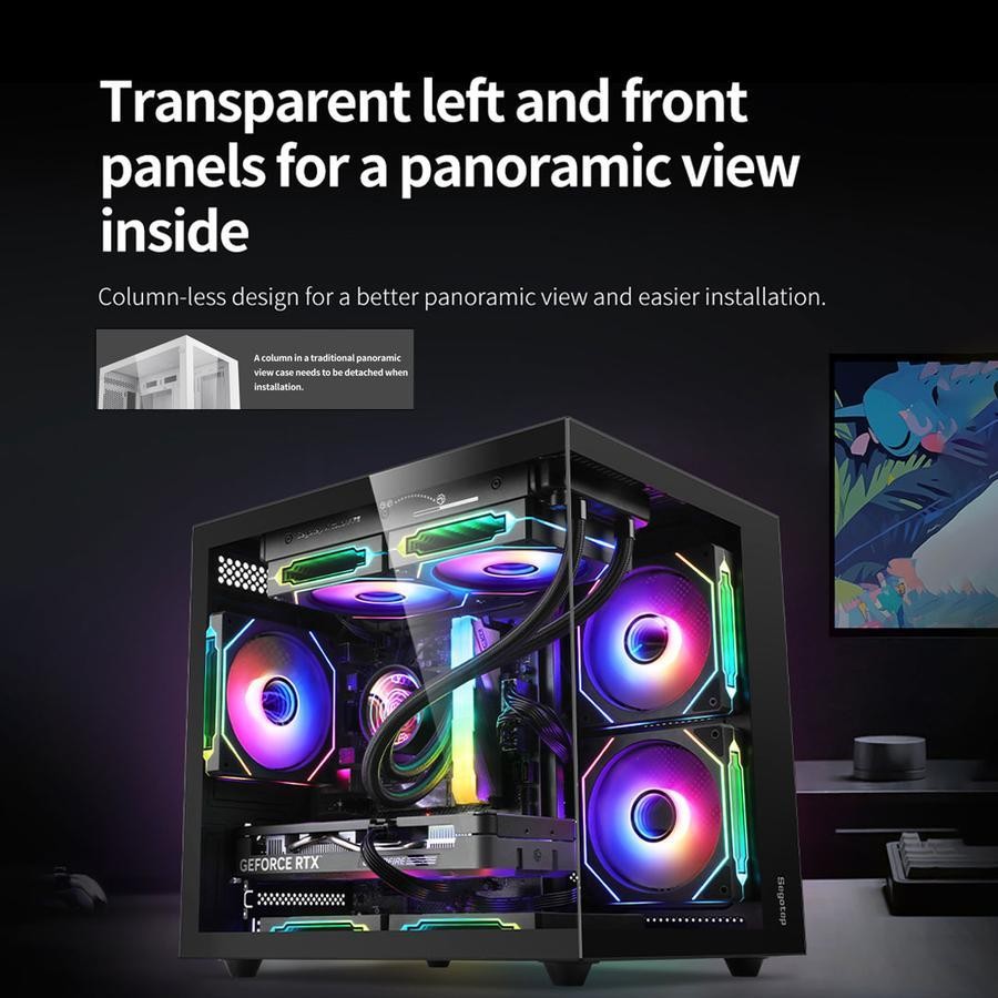 Segotep Brave W1 Case  - Tempered Glass Casing - Image 2