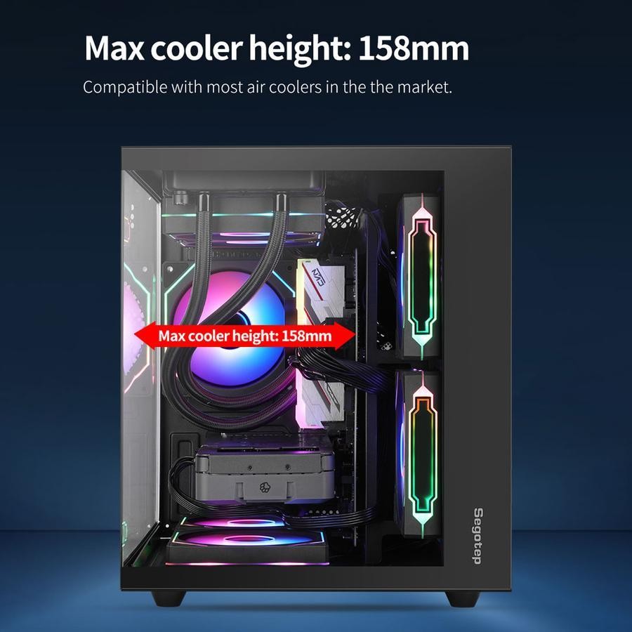 Segotep Brave W1 Case  - Tempered Glass Casing - Image 5