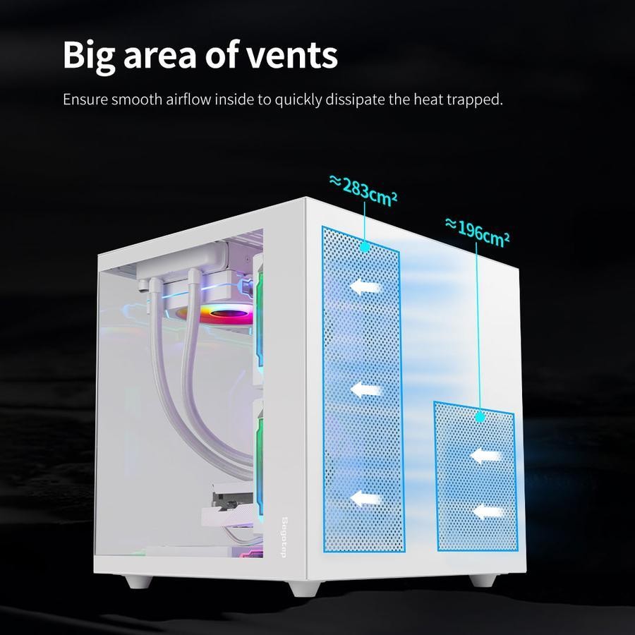 Segotep Brave W1 Case  - Tempered Glass Casing - Image 6