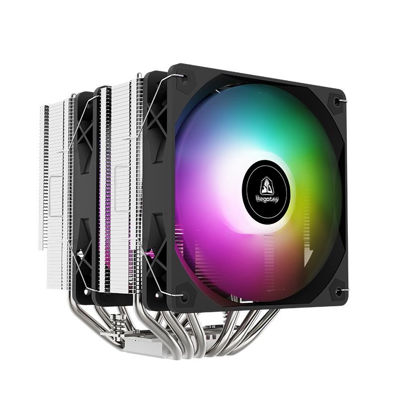 Segotep FZ6 PRO ARGB Dual Tower - CPU Cooler Fan Intel & AMD - Image 2