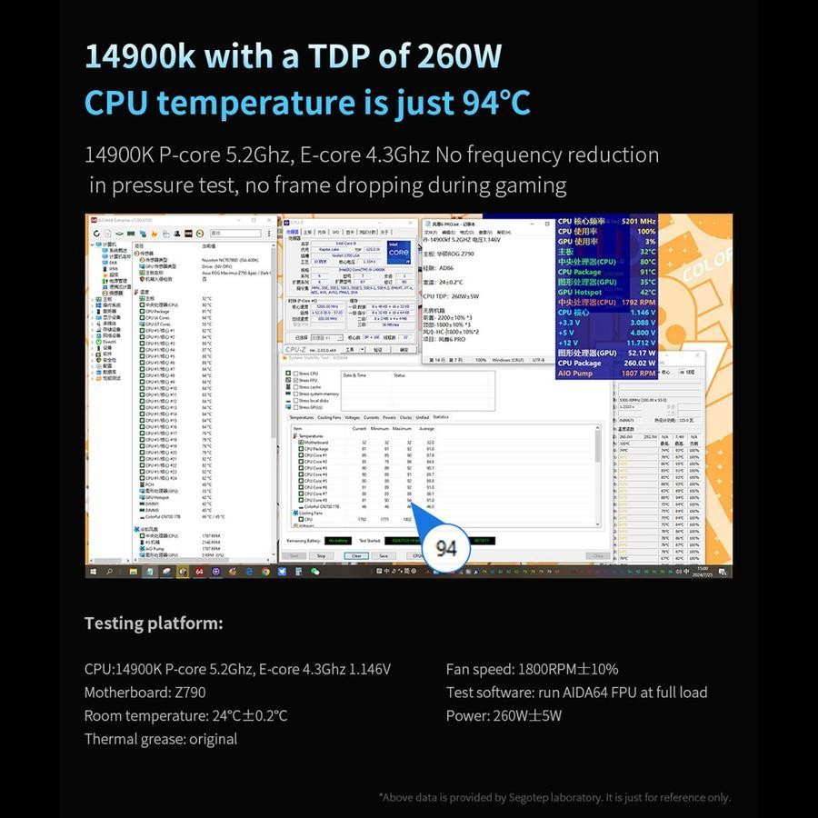 Segotep FZ6 PRO ARGB Dual Tower - CPU Cooler Fan Intel & AMD - Image 5