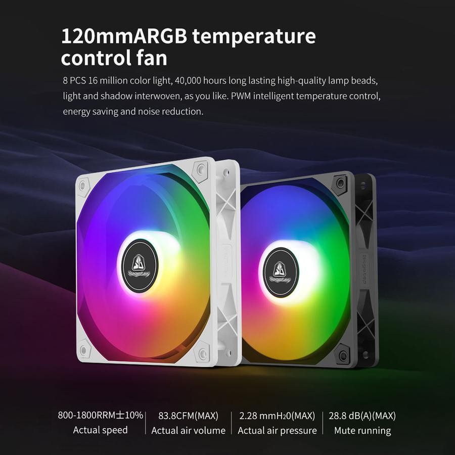Segotep BeVere 240 ARGB - CPU AIO Liquid Cooler Fan 240mm - Image 4