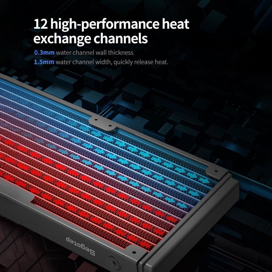 Segotep BeVere 240 ARGB - CPU AIO Liquid Cooler Fan 240mm - Image 6
