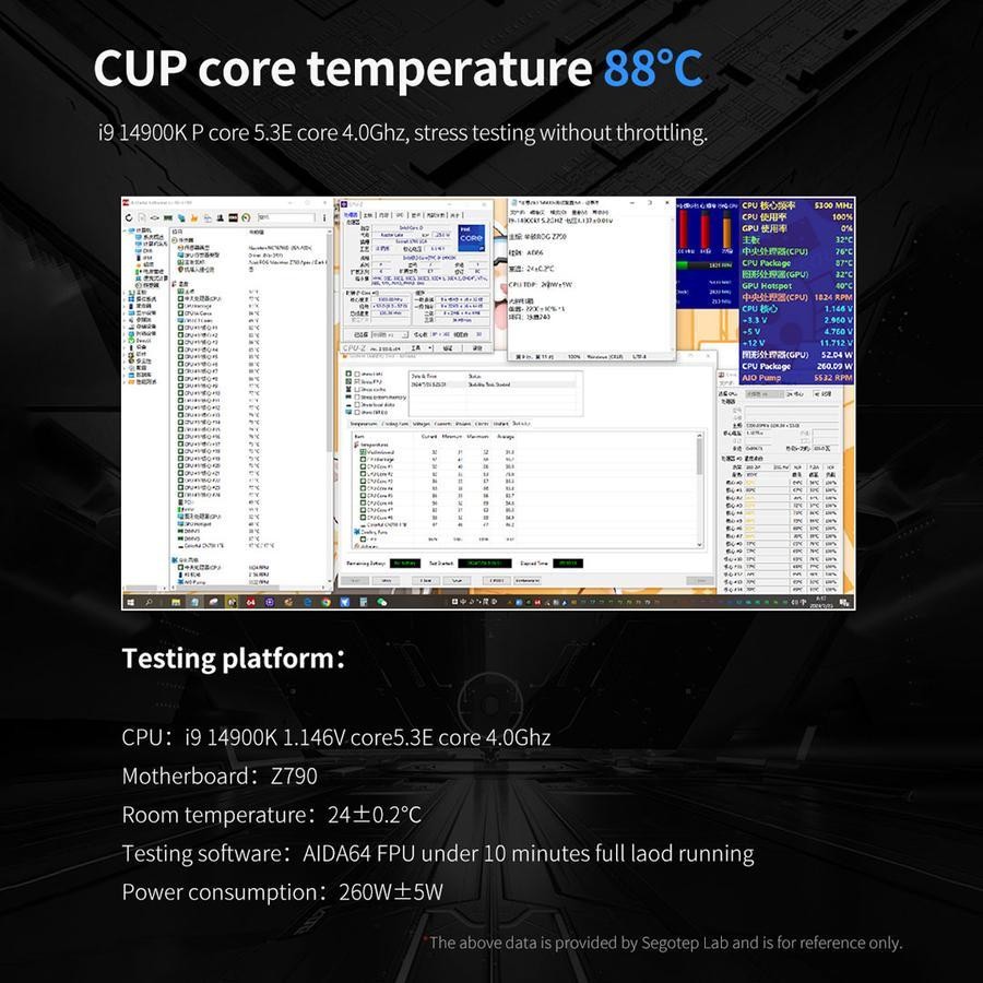 Segotep BeVere 240 ARGB - CPU AIO Liquid Cooler Fan 240mm - Image 7