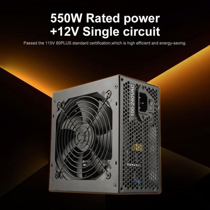Segotep BN550W 550W PSU - Power Supply 550 Watt 80+ Bronze - Image 4