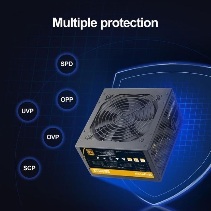 Segotep BN550W 550W PSU - Power Supply 550 Watt 80+ Bronze - Image 5