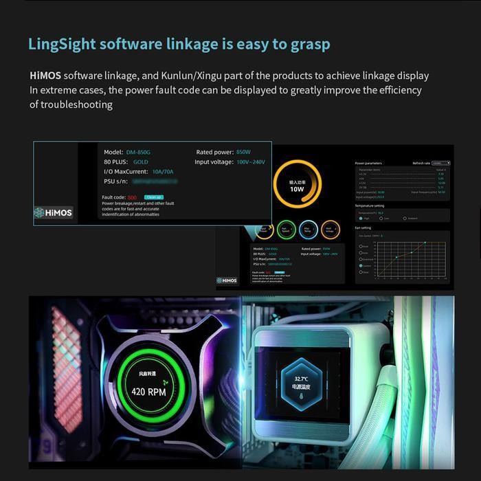 Segotep DM-850G ATX 3.1 PCIE5 850W PSU - Power Supply 850 Watt 80+ Gold Full Modular - Image 6