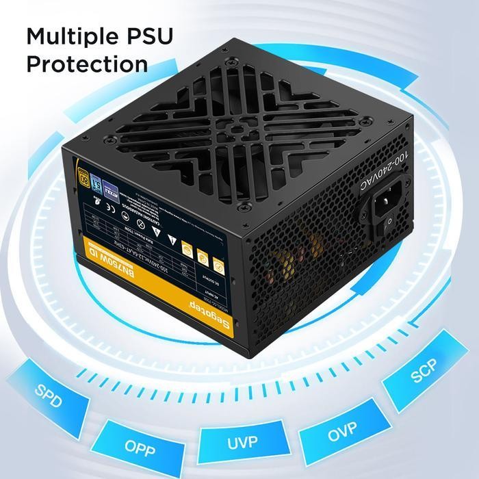 Segotep BN750W ID ATX 3.1 PCIE5 750W PSU - Power Supply 750 Watt 80+ Bronze - Image 5