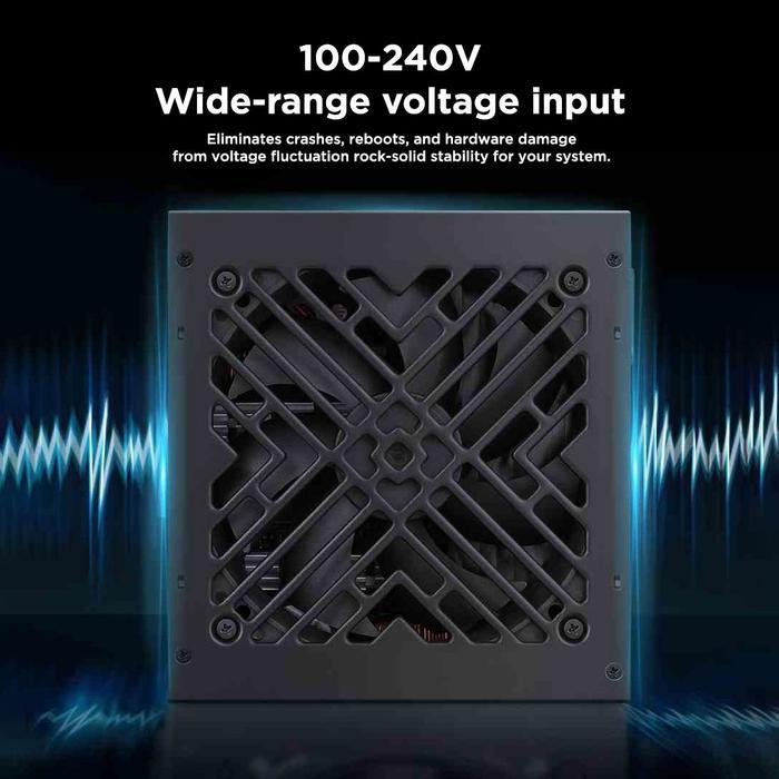 Segotep BN650W ID ATX 2.3 PCIE5 650W PSU - Power Supply 650 Watt 80+ Bronze - Image 3