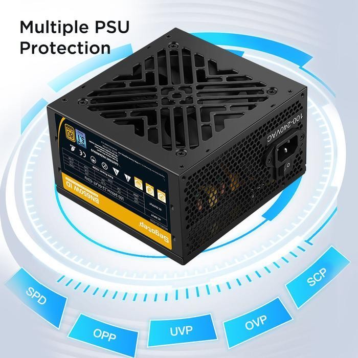 Segotep BN650W ID ATX 2.3 PCIE5 650W PSU - Power Supply 650 Watt 80+ Bronze - Image 4