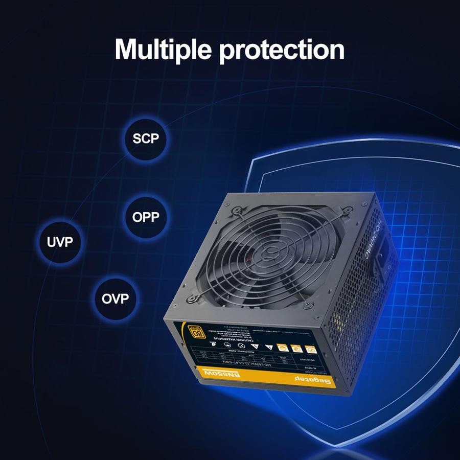 Segotep AN400W 400W PSU - Power Supply 400 Watt 80+ White - Image 5