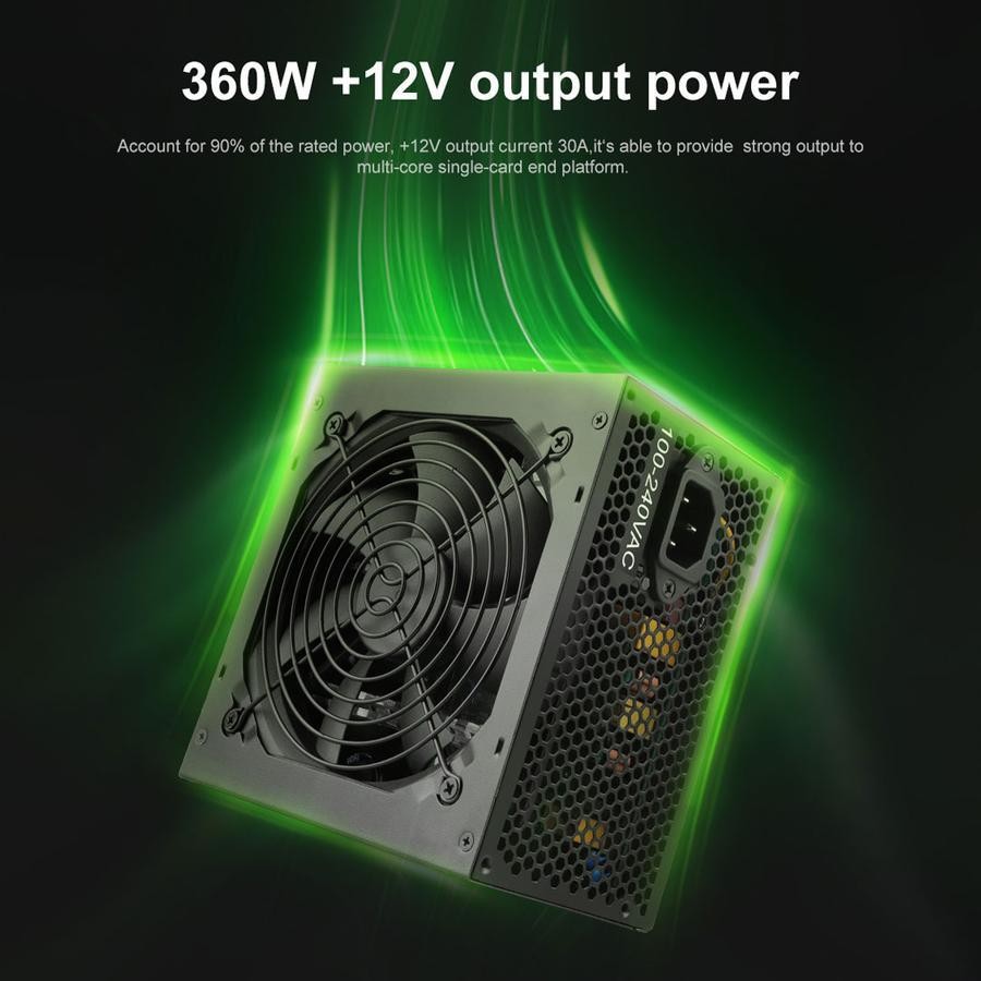 Segotep AN400W 400W PSU - Power Supply 400 Watt 80+ White - Image 7