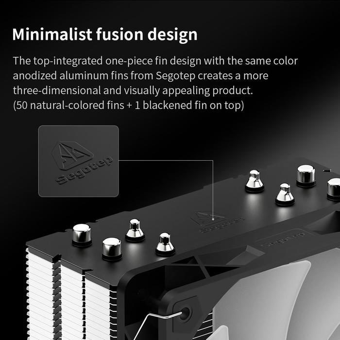 Segotep FZ4 ARGB - CPU Air Cooler Fan Intel & AMD - Image 2